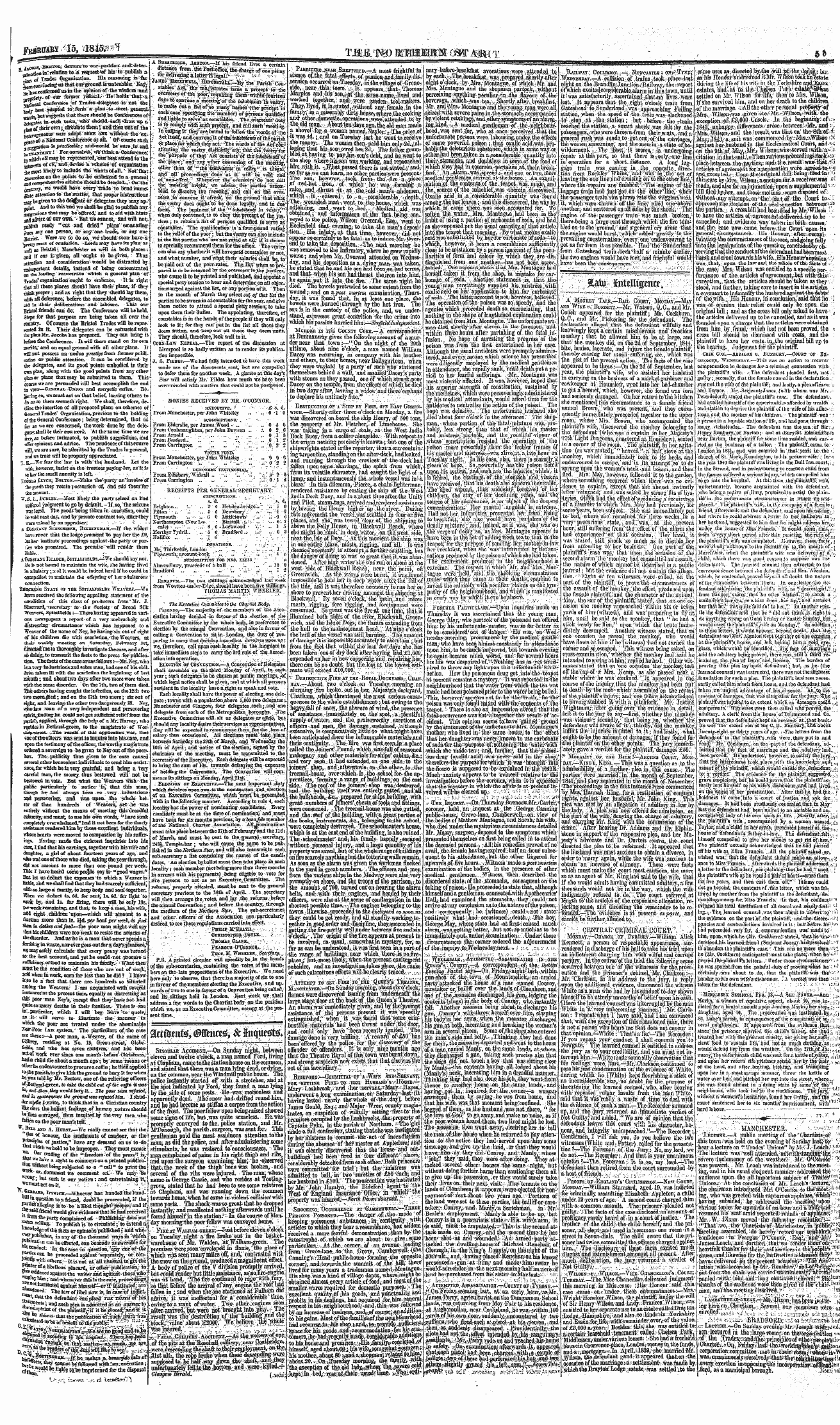 Northern Star (1837-1852): jS F Y, 4th edition - Sixgtiur Apcroexi,—Oa Sunday Night, Jbet...