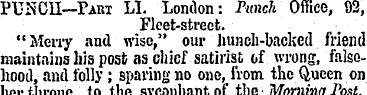 PUNCH—Pakt LI. London: Punch Office, 92,...