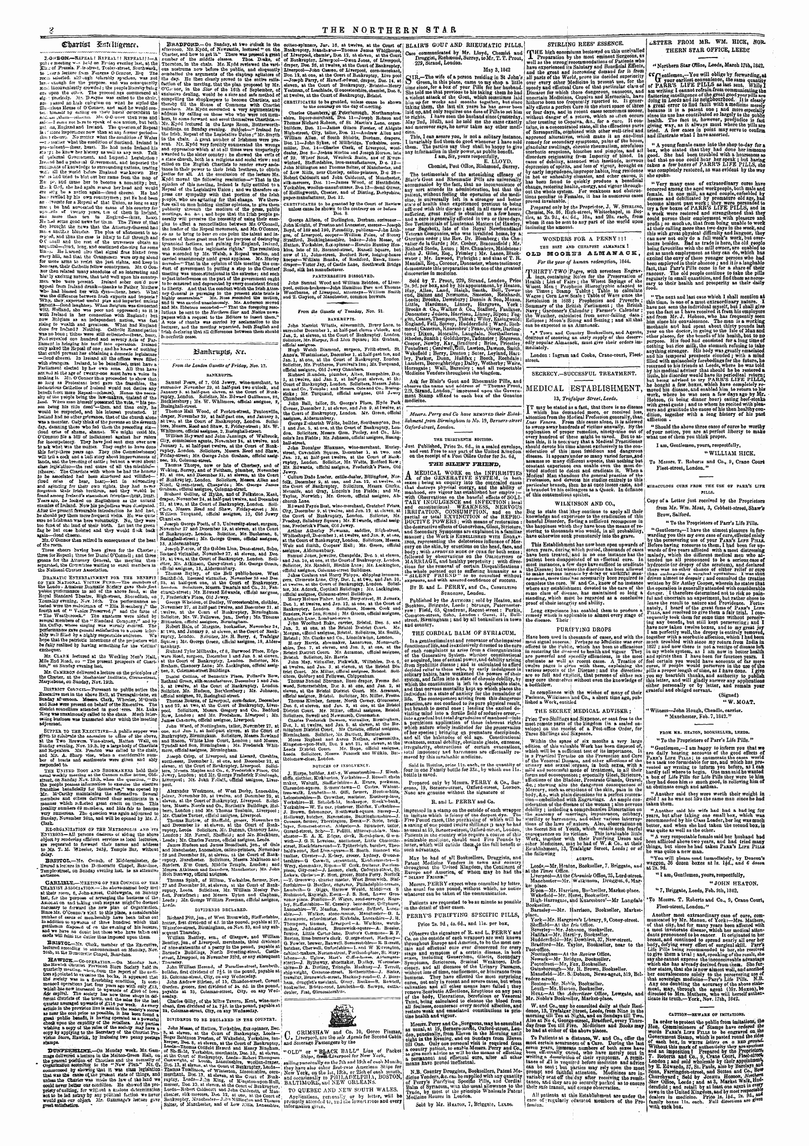 Northern Star (1837-1852): jS F Y, 7th edition: 2