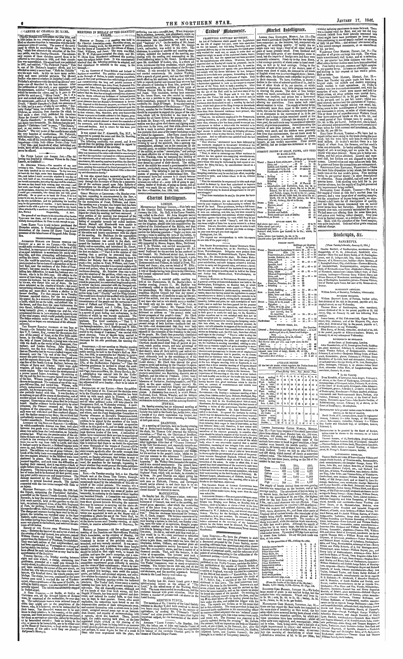 Northern Star (1837-1852): jS F Y, 1st edition - Ctartfet Jntrtligence