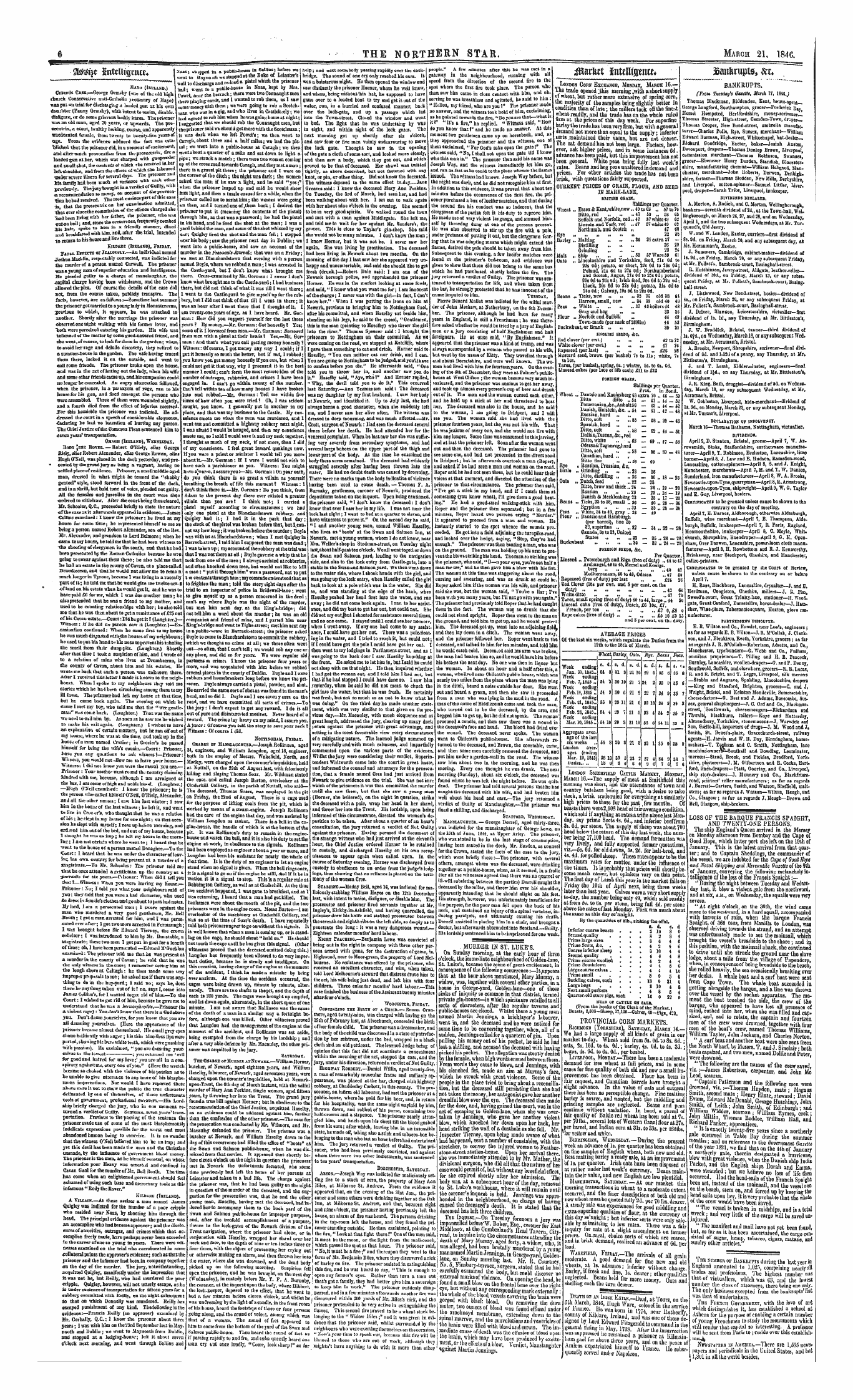 Northern Star (1837-1852): jS F Y, 1st edition - 3d$$? Sitteuignur*