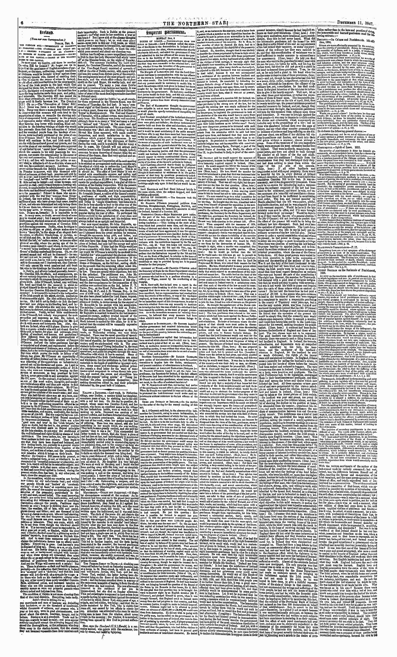 Northern Star (1837-1852): jS F Y, 1st edition - Irelatft.