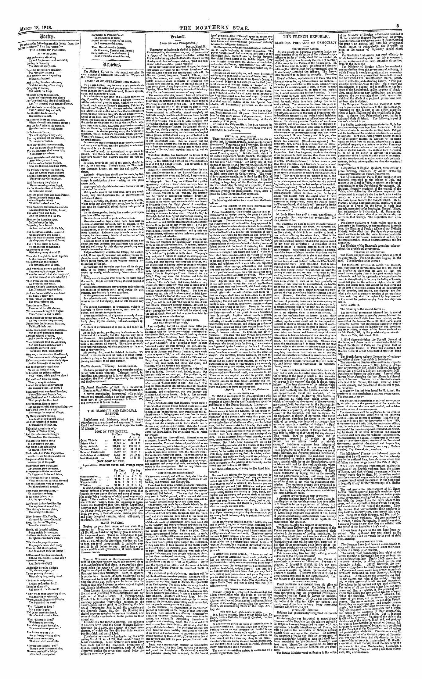 Northern Star (1837-1852): jS F Y, 1st edition - Srelanu.