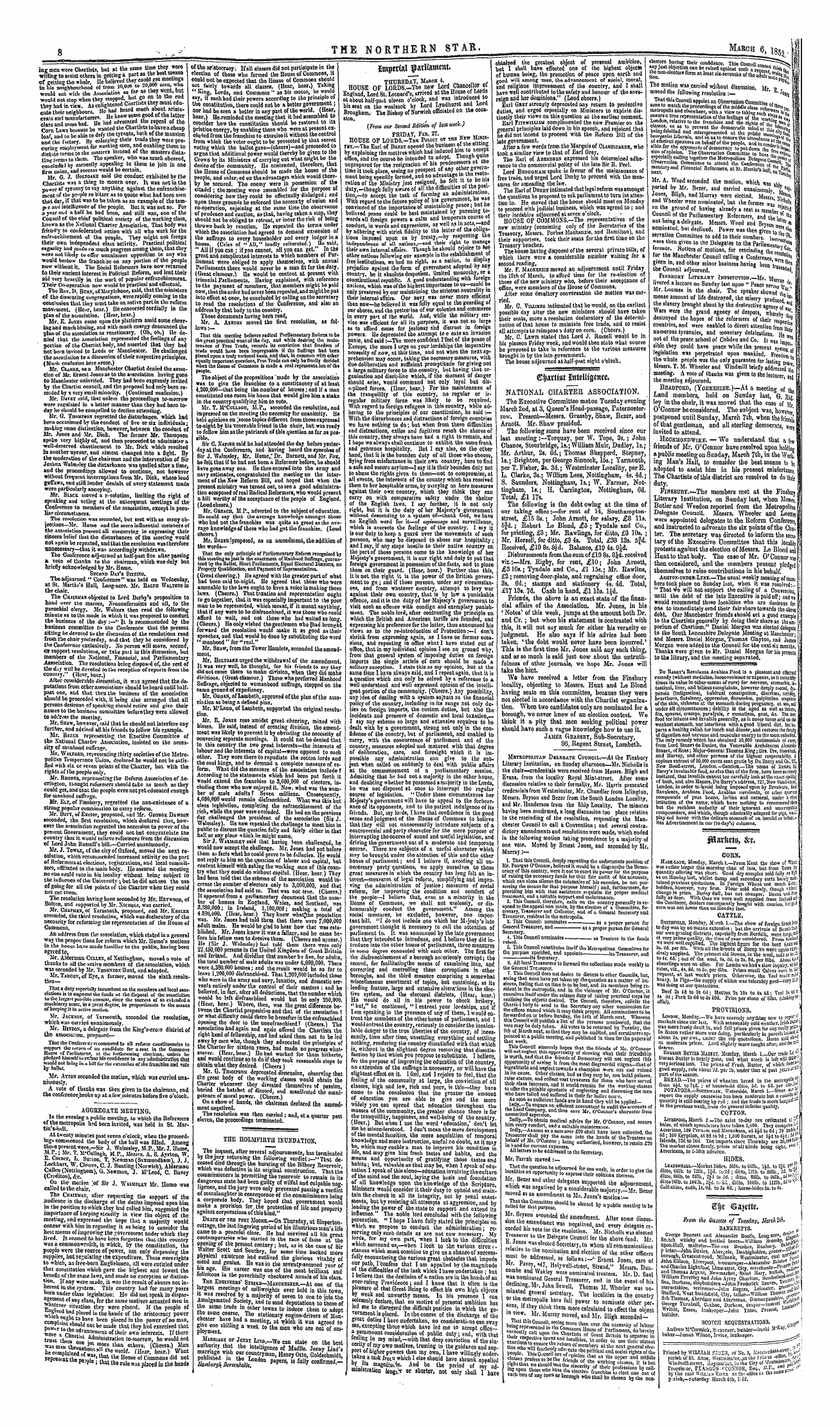 Northern Star (1837-1852): jS F Y, 1st edition - Grije €Iajctte. \