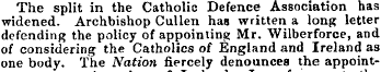 The split in the Catholic Defence Associ...